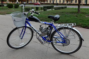 Бензиновый велосипед 80сс