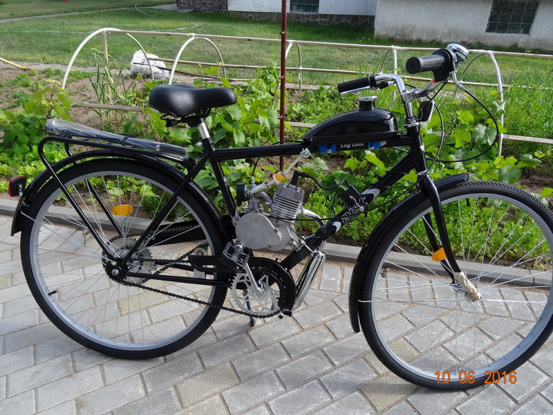 Велосипед с мотором 80сс