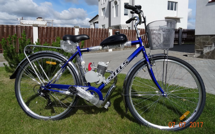 Велосипед двигатель 80сс