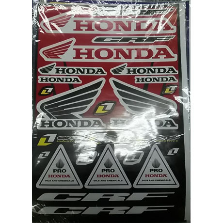 Наклейки LP Honda Red