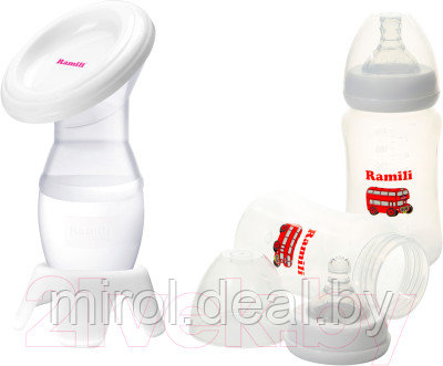 Молокоотсос ручной Ramili MC200 с двумя бутылочками / MC200240MLX2 - фото 1 - id-p215301322