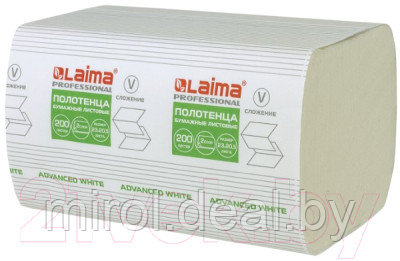 Бумажные полотенца Laima Advanced White / 111341 - фото 1 - id-p215304976
