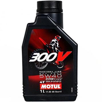 Масло для мотоцикла Motul 300V FL ROAD RACING 5W40 4T 1л