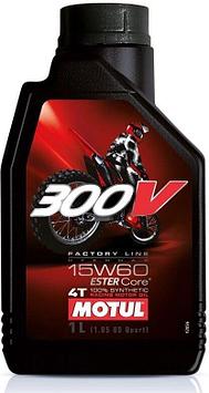 Масло для мотоцикла Motul 300V FL OFF ROAD 15W60 4T 1л