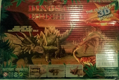 Игрушка динозавр, трицератопс, свет/звук, 30 см - фото 9 - id-p30631146