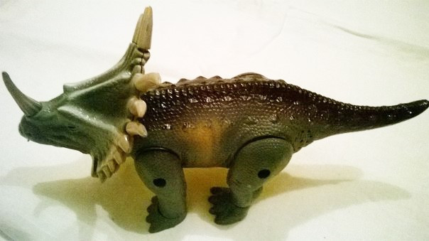 Игрушка динозавр, трицератопс, свет/звук, 30 см - фото 3 - id-p30631146