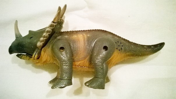 Игрушка динозавр, трицератопс, свет/звук, 30 см - фото 6 - id-p30631146