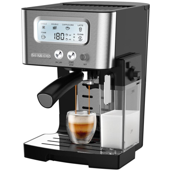 Рожковая помповая кофеварка Sencor SES 4090 SS - фото 1 - id-p215306067