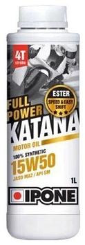 Масло для мотоцикла IPONE FULL POWER KATANA 15W50 100% Synthetic 1 л
