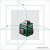 Лазерный нивелир ADA Instruments Cube 3-360 Green Basic Edition А00560, фото 2