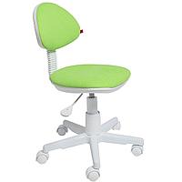 Кресло поворотное Логика, пластик WH, ткань Candy (зелёный) AksHome