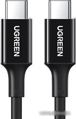 Кабель Ugreen US300 80372 USB Type-C - USB Type-C (2 м, черный)