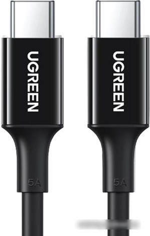 Кабель Ugreen US300 80372 USB Type-C - USB Type-C (2 м, черный) - фото 1 - id-p215307812