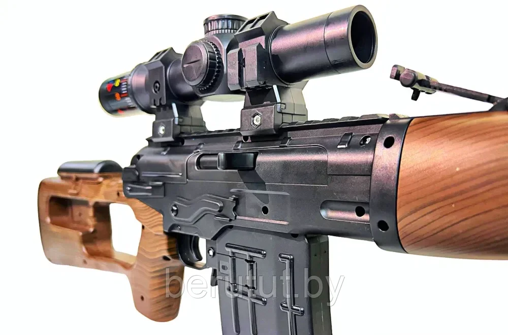 Снайперская винтовка СВД с оптическим прицелом электропневматическая - фото 2 - id-p215307913
