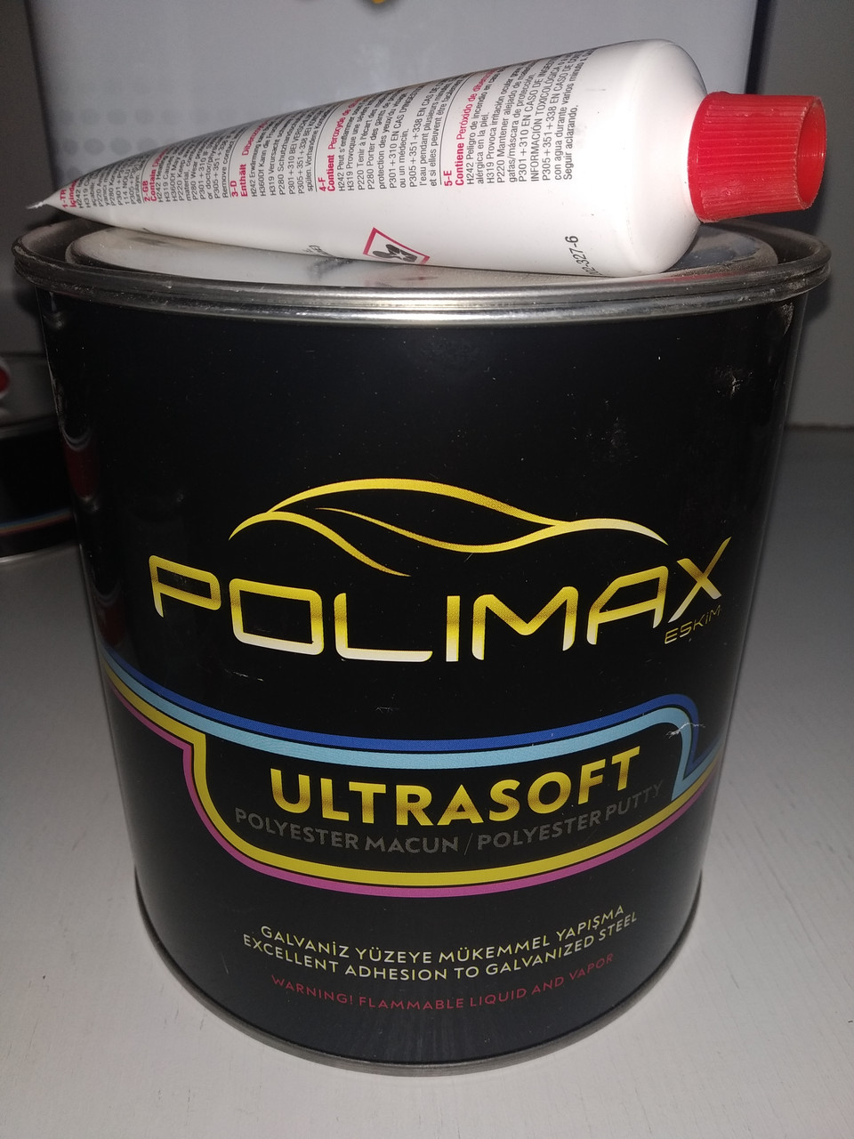 Шпатлевка автомобильная универсальная POLIMAX ULTRASOFT 0,5 - фото 1 - id-p153471277