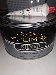 Шпатлевка автомобильная с добавкой алюминия POLIMAX SILVER 0,85
