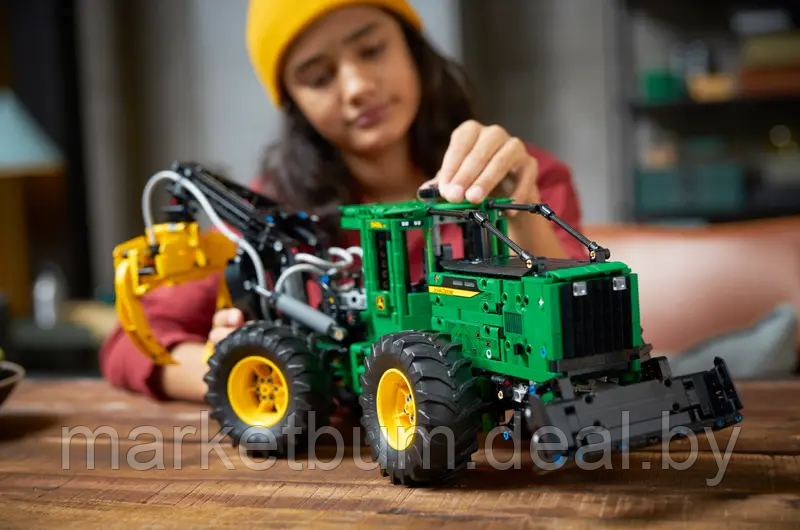Конструктор LEGO Technic 42157, трактор John Deere 948l-II - фото 8 - id-p215309631