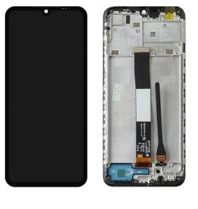 Дисплейный модуль Сервисный Оригинал Xiaomi Redmi 9A/9C в рамке Черный - фото 1 - id-p214449039