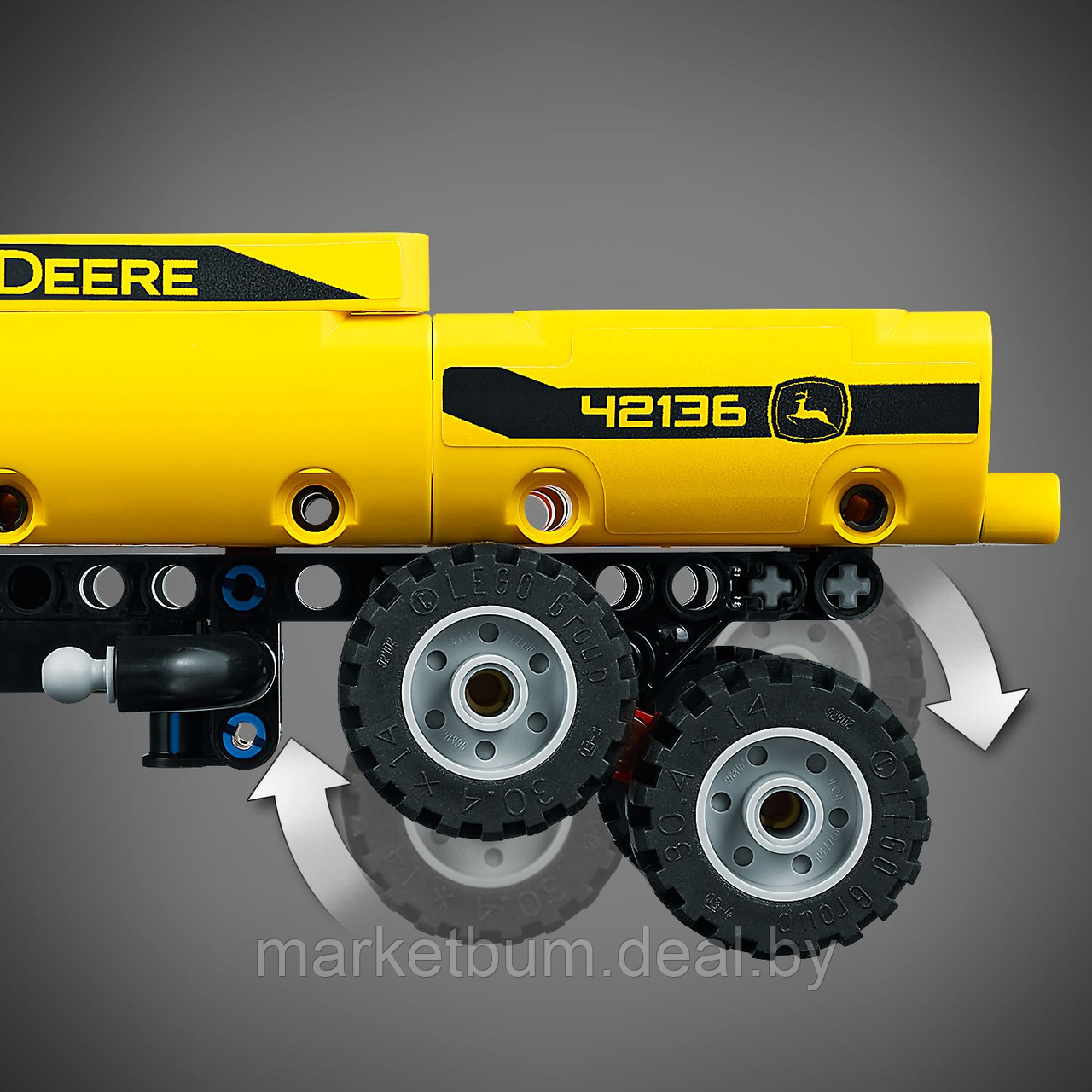 Конструктор LEGO Technic 42136, Трактор John Deere 9620R 4WD - фото 8 - id-p215311672