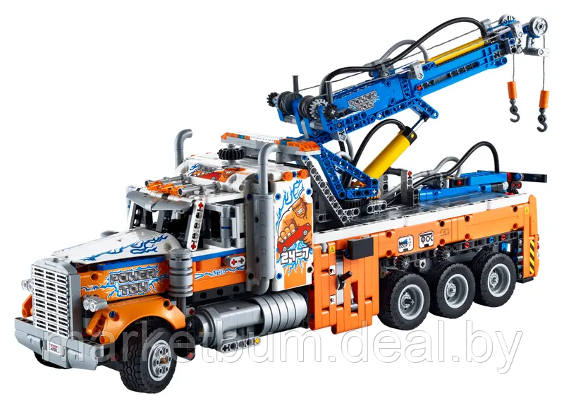 Конструктор LEGO Technic 42128, Грузовой эвакуатор. - фото 3 - id-p215312500