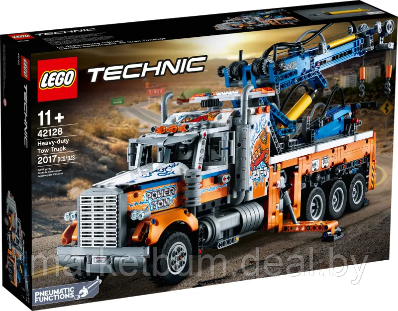 Конструктор LEGO Technic 42128, Грузовой эвакуатор. - фото 2 - id-p215312500