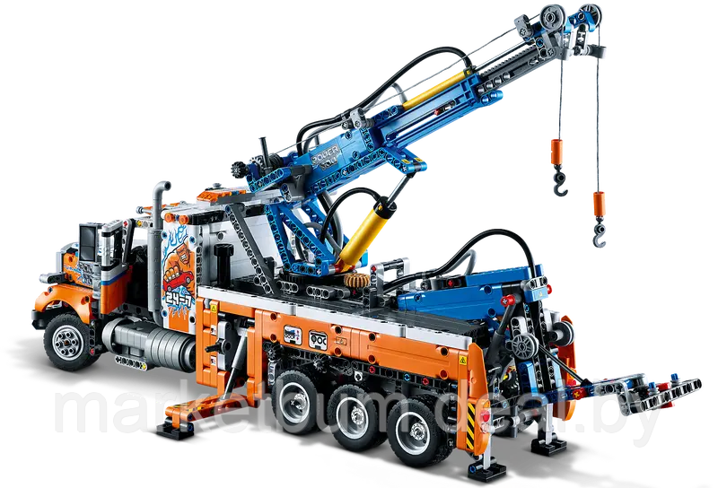 Конструктор LEGO Technic 42128, Грузовой эвакуатор. - фото 8 - id-p215312500