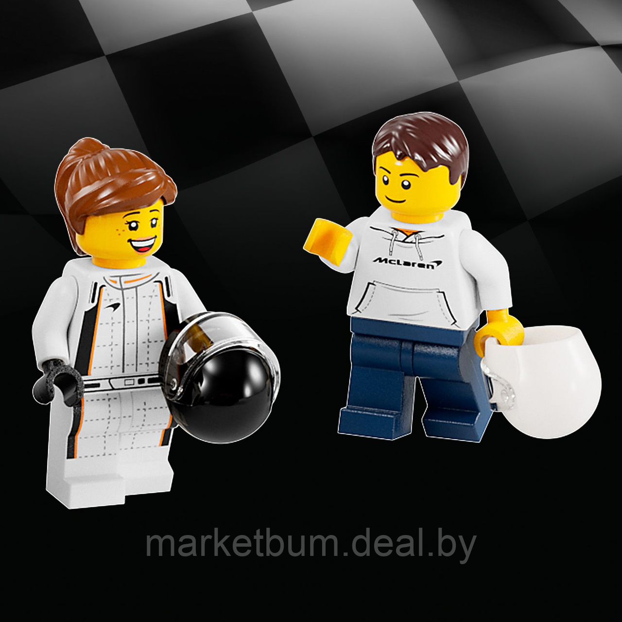 Конструктор LEGO Speed Champions 76918, McLaren Solus GT и McLaren F1 LM. - фото 4 - id-p215319946