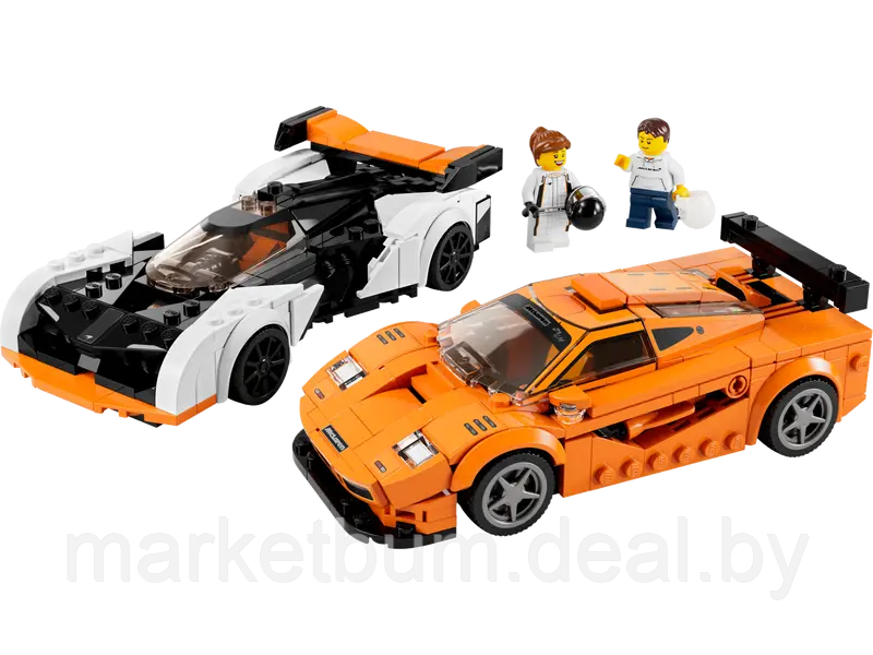 Конструктор LEGO Speed Champions 76918, McLaren Solus GT и McLaren F1 LM. - фото 5 - id-p215319946