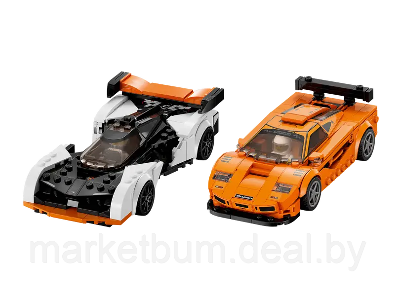 Конструктор LEGO Speed Champions 76918, McLaren Solus GT и McLaren F1 LM. - фото 6 - id-p215319946