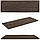 Комплект плитки садовой Railroad Tie, 25x60см, земляной, 4шт, фото 2