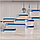 Контейнер для свч прямоугольный Foodkeeper rectangular 2,4L, Прозрачный/ голубой, фото 2