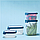 Контейнер для свч прямоугольный Foodkeeper rectangular 2,4L, Прозрачный/ голубой, фото 3