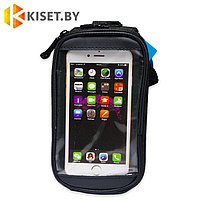 Держатель-сумка KST R73 для телефона на раму велосипеда черный