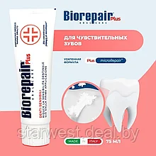 Biorepair Plus Sensitive Teeth Для чувствительных зубов 75 мл Зубная паста для ежедневного применения