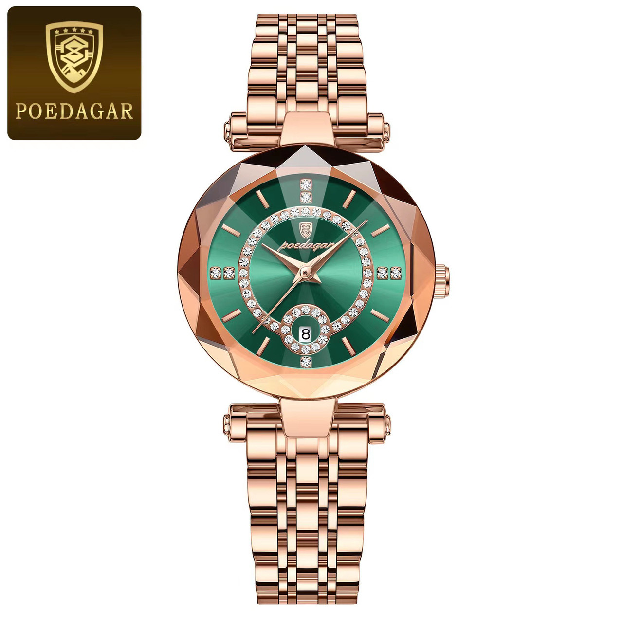 Оригинальные кварцевые женские часы Diamond "POEDAGAR" - фото 1 - id-p215326547