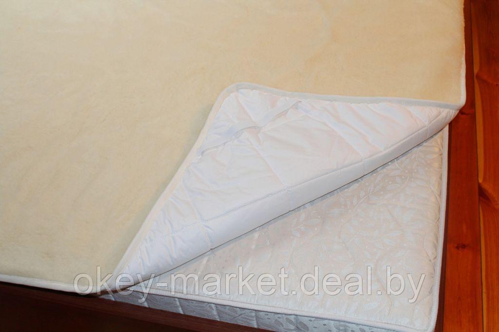 Одеяло-покрывало из шерсти австралийского мериноса с открытым ворсом.Размер 200х200 - фото 3 - id-p6702981