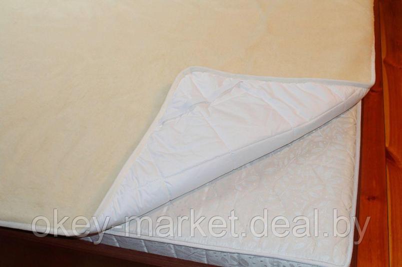 Одеяло-покрывало из шерсти австралийского мериноса с открытым ворсом.Размер 140х200, фото 2