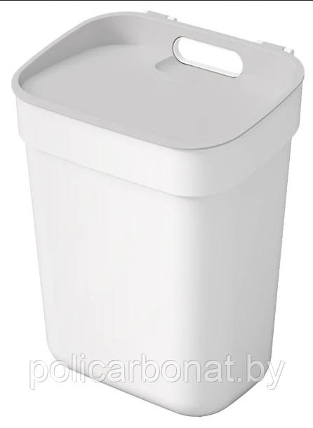 Урна для мусора Ready To Collect 10L, белый/светло-серый - фото 4 - id-p215079888