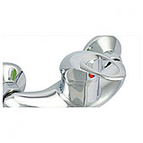 Смеситель Juguni JGN0120/B для раковины однорычажный с душем с S-изливом Арт. 0402.609A, фото 3