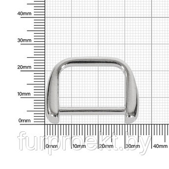 Полукольцо КД 0739 25мм никель полир