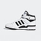 Кроссовки Adidas Forum Mid (White-Black), фото 4