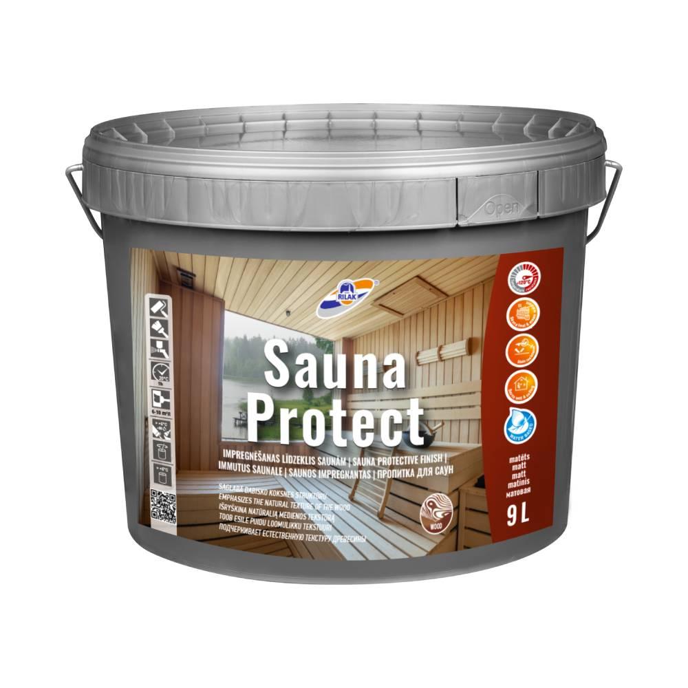 Пропитка для бани и сауны SAUNA PROTECT 9л - фото 1 - id-p215330611