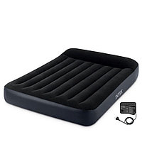 Матрас самонадувной с подголовником Intex Pillow Rest Classic, 191*137*25 см (64148NP)