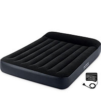 Матрас самонадувной с подголовником Intex Pillow Rest Classic, 203*152*25 см (64150NP)