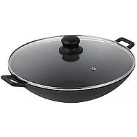 WOK чугунный со стеклянной крышкой KH-1156 KINGHoff