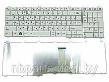 Клавиатура для ноутбука Toshiba Satellite C650, L650, белая, RU