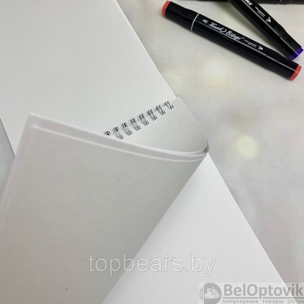 Блокнот для зарисовок и скетчинга с плотными листами Sketchbook (А5, спираль, 30 листов,170гр/м2) Лисенок - фото 7 - id-p215331430