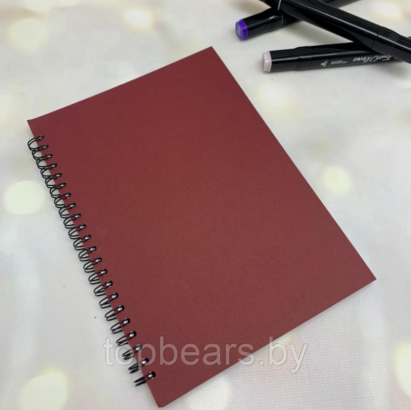 Скетчбук блокнот "Sketchbook" с плотными листами для рисования (А5, бумага в клетку, спираль, 40 листов), - фото 7 - id-p215331435