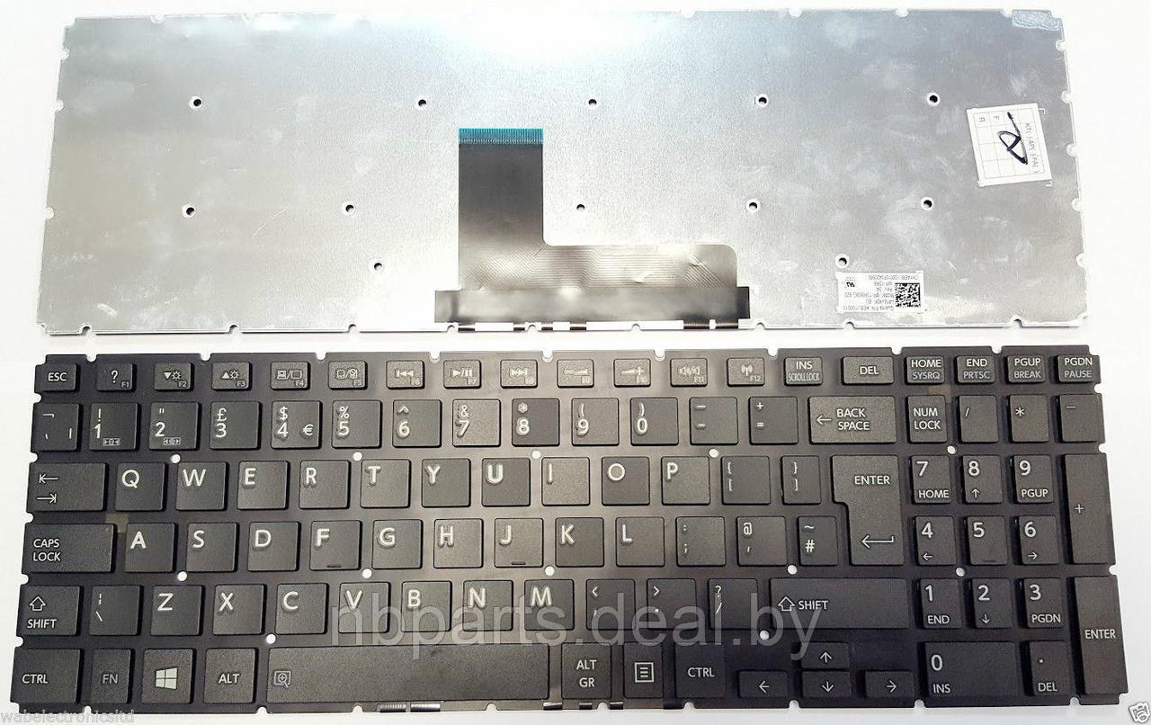 Клавиатура для ноутбука Toshiba Satellite L50-B, чёрная, большой Enter, RU - фото 1 - id-p111775706