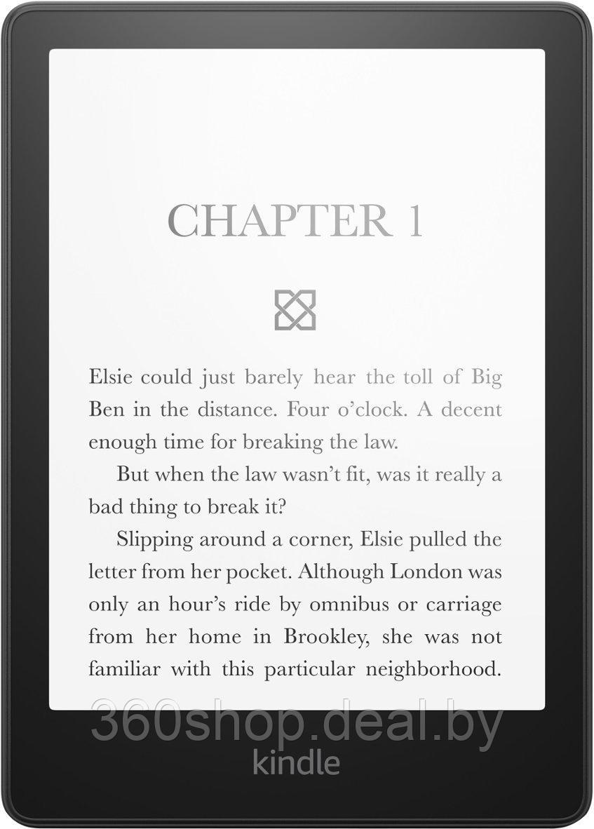 Электронная книга Amazon Kindle Paperwhite (2022) 16GB WO SO (черный) - фото 1 - id-p215333170